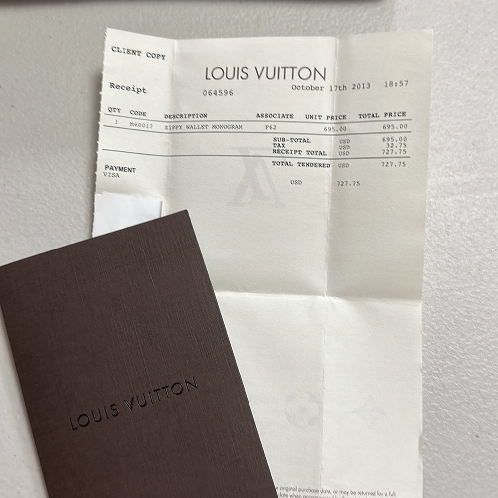 Authentic Louis Vuitton Zippy Wallet Monogram - Picture 3 of 9